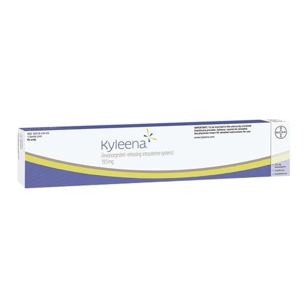 Kyleena Intrauterine System 19.5mg Carton Ea