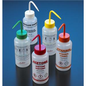 Wash Bottle Set LDPE 500mL Round 5/Bx