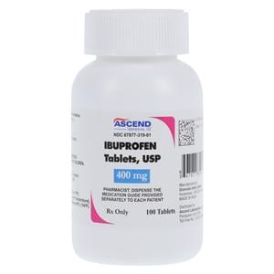 Ibuprofen Tablets 400mg Bottle 100/Bt