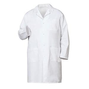 Fashion Poplin Jacket Lab Coat 41 in White Mens Ea