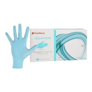 AquaPrene Chloroprene Exam Gloves Small Aqua Non-Sterile, 10 BX/CA