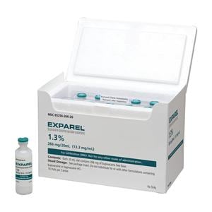 Exparel Injection 1.3% 266mg/vl Preservative Free Vial 20mL 10/Package