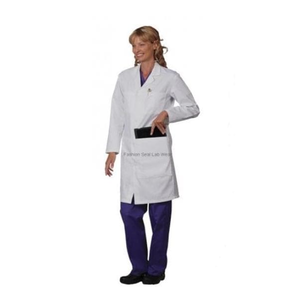 Fashion Seal Consultation Lab Coat Medium White Unisex Ea