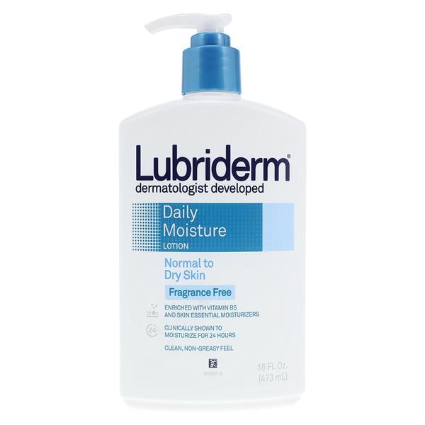 Lubriderm Daily Moisturizing Lotion Fragrance Free Body 16oz/Bt