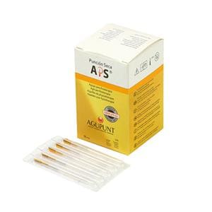 APS Dry Needling Needle 0.30x30mm Gold Conventional 100/Bx