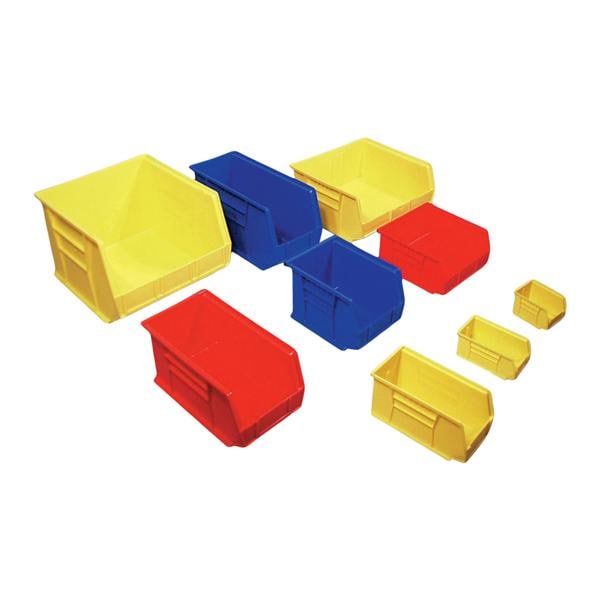 AkroBins Storage Bin Yellow Polymer With Label Holder 14-3/4x8-1/4x7" Ea