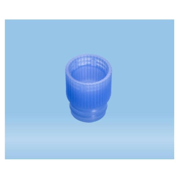 Push Tube Cap LDPE Blue 1000/Pk