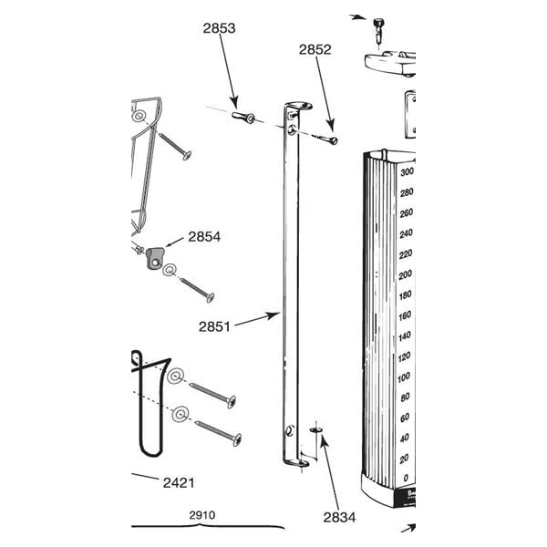 Mr. Bracket Mounting Bracket For 33 Series Baumanometer Wall Unit Ea