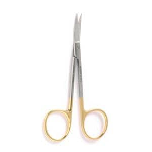 Iris Scissors Curved 4-1/2" Tungsten Carbide Ea