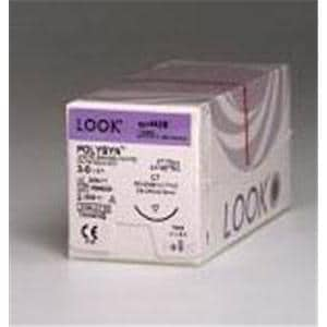 Polysyn Suture 0 36" Polyglycolic Acid Braid T-8/T-8 Violet 12/Bx