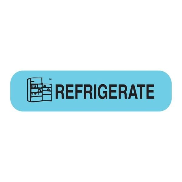 Labels Refrigerate Blue 1000/Bx