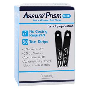 Prism Blood Glucose Test Strip CLIA Waived 50/Bt