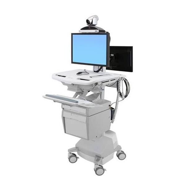 StyleView Telemedicine Cart Plastic Ea