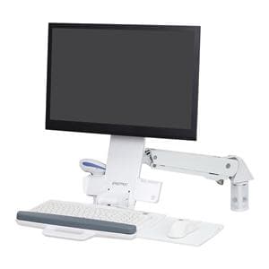 StyleView Sit-Stand Combination Arm Bright White Ea