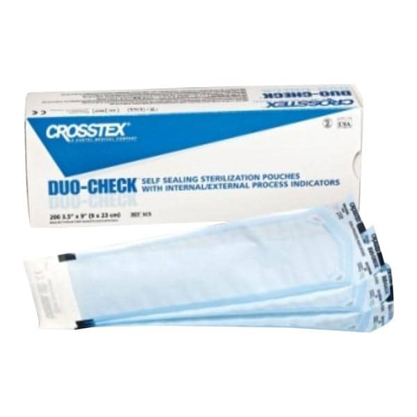 Duo-Check Heat Seal Pouch 10 in x 15 in 1000/Ca