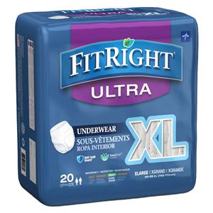 FitRight Protective Underwear Unisex 56-68" Absorbent 80/Ca