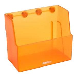 MagBox Storage Box ABS Plastic Magnetic Translucent Orange 5.1x3x4" Ea