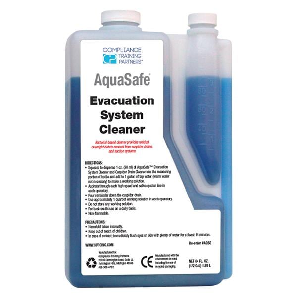 AquaSafe Cleaner Evacuation System Bottle 64 oz Ea, 4 EA/CA