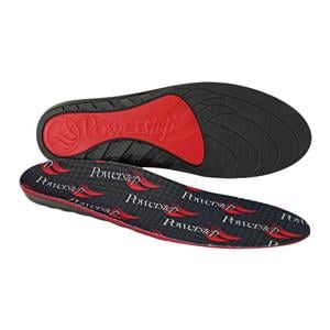 Powerstep Comfort Last Insole Black/Red Men 9-10.5 / Women 11-12