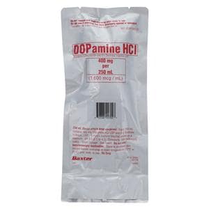 Dopamine HCl in 5% Dextrose Injection 400mg/Bag 1600mcg/mL Bag 250mL 18/Package