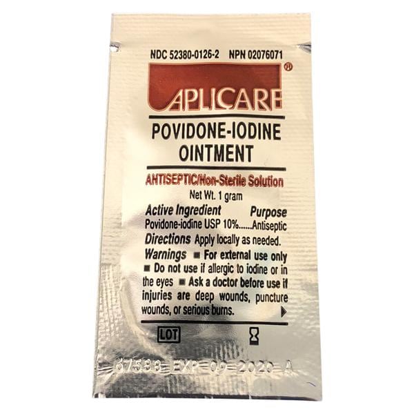 Solution Ointment Povidone Iodine 10% 1gm