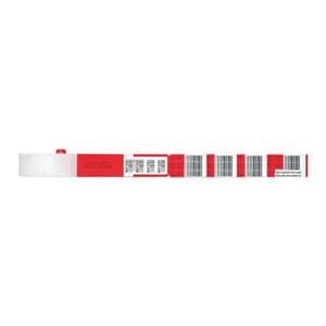 Barcode Bloodbank Band Red 11.75x1" 10/Pk