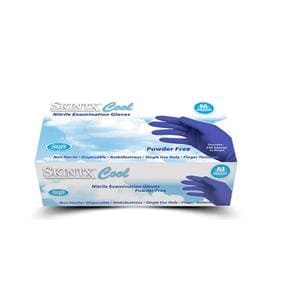 SkinTX Nitrile Exam Gloves X-Small Blue Non-Sterile