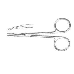 Stevens Scissors Curved 4-3/8" Ea