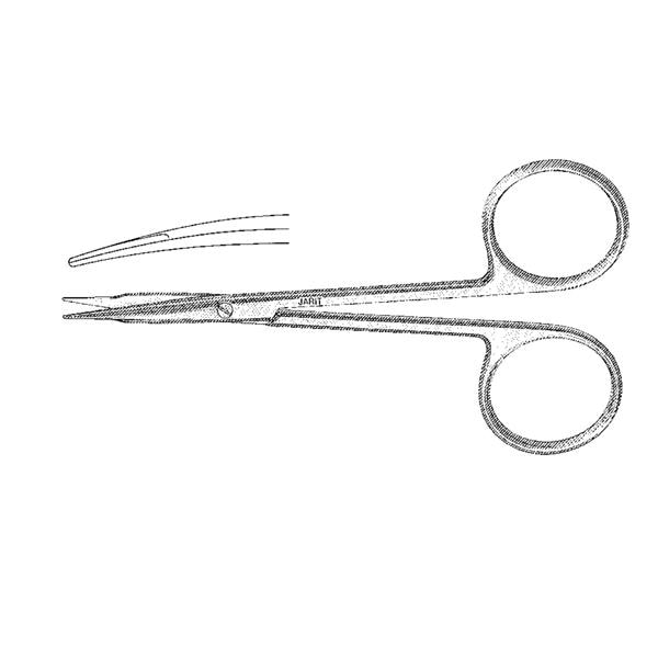 Stevens Scissors Curved 4-3/8" Ea