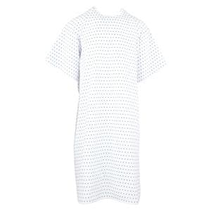 Patient Gown Adult Snow Flake Ea