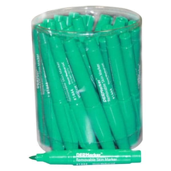 Viscot E-Z Removable Ink Skin Marker Regular Tip Green Non-Sterile