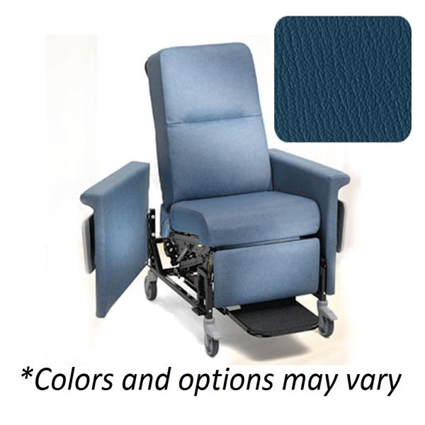 85 Series Power Recliner 300lb Capacity Colonial Blue Ea