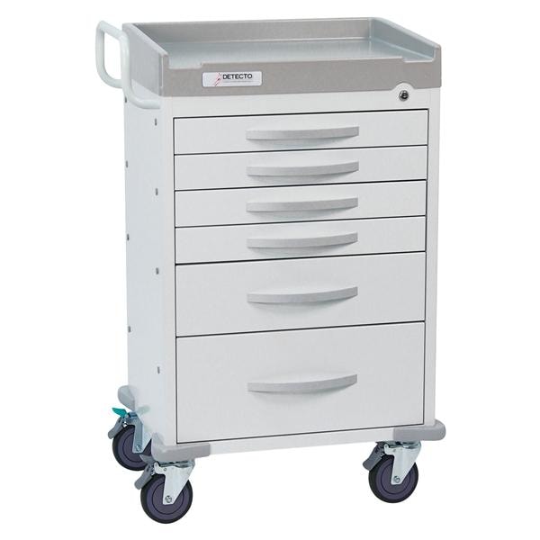 Cart Utility 27.8x21.3x41.8" (5) Drawer Key Lock Ea