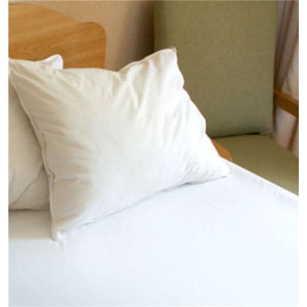 Fitted Sheet White Cotton/Polyester 36x80x9