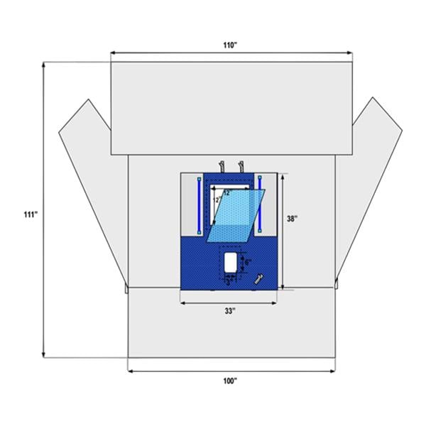 110x111x100" Sterile Sheet Drape Fenestrated