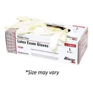 Latex Exam Gloves Large White Non-Sterile