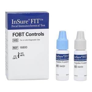 InSure FIT Control +/- FIT: Fecal Immunochemical Test f/ Clrctl CA 2/Bx