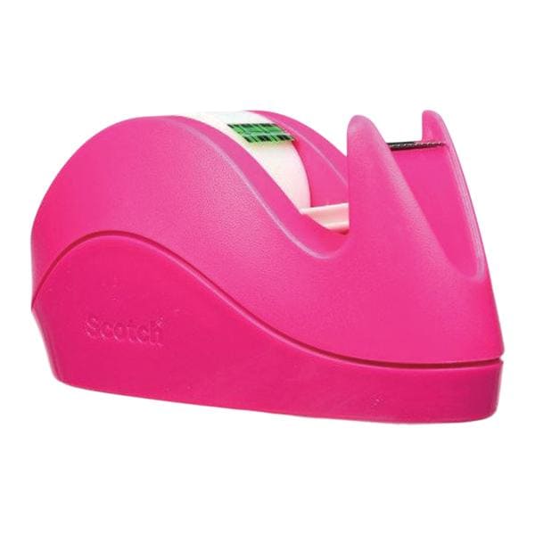 Scotch Magic Tape Dispenser 3/4" x 350" Pink Ea