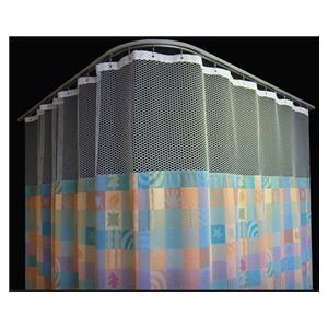 Cubicle Curtains 1 Panel Sky Blue Ea