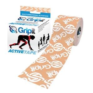 Gripit Activetape Kinesiology Tape Cotton/Nylon 2"x5.5yd Tan Ea