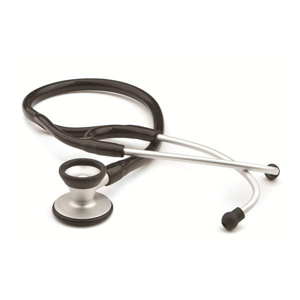 Adscope 606 Cardiology Stethoscope Adult Black Double Lumen Tubing Ea