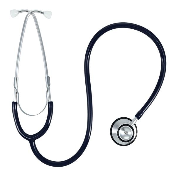 Proscope 670 Classic Stethoscope Adult Navy Single Lumen Tubing Ea