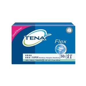 Tena Flex Super Incontinence Brief Unisex 28-42" Heavy Green 90/Ca