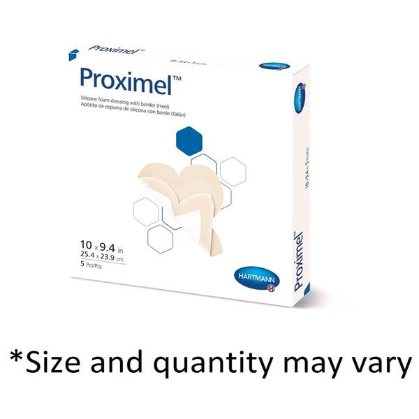 Proximel Silicone/Foam Wound Dressing 5x5" Multi-Layer Sterile Square Adhs Tn