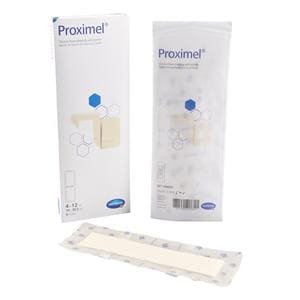 Proximel Silicone/Foam Wound Dressing 4x12" Multi-Layer Sterile Rctngl Adhs Tn