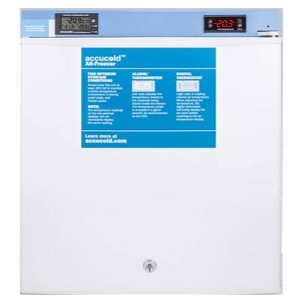 Accucold Vaccine Freezer 1.4 Cu Ft Solid Door -20 to -15C Ea