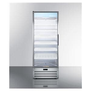 Accucold Pharmacy Refrigerator 17 Cu Ft Glass Door 2 to 8C Ea