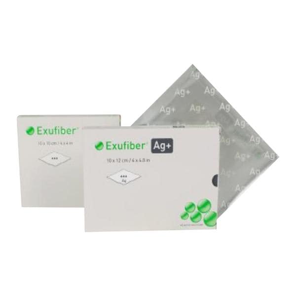 Exufiber AG+ Gelling Fiber Dressing 4x5