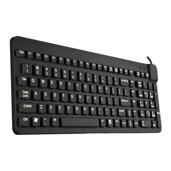 Really Cool Black Keyboard Medical Grade Waterproof Ea