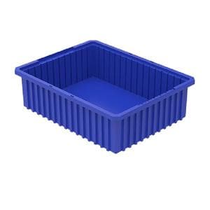 Akro-Grid Storage Box Blue Polymer 22-3/8x17-3/8x6" 4/Ca